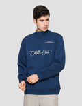 Nevada Half Zipper With Mix Rib Collar Sweater Pria