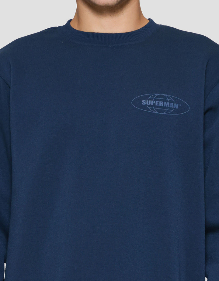 Nevada Superman Wording Sweater Pria