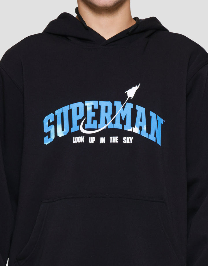 Nevada Hoodie Superman Look Up In The Sky Sweater Pria