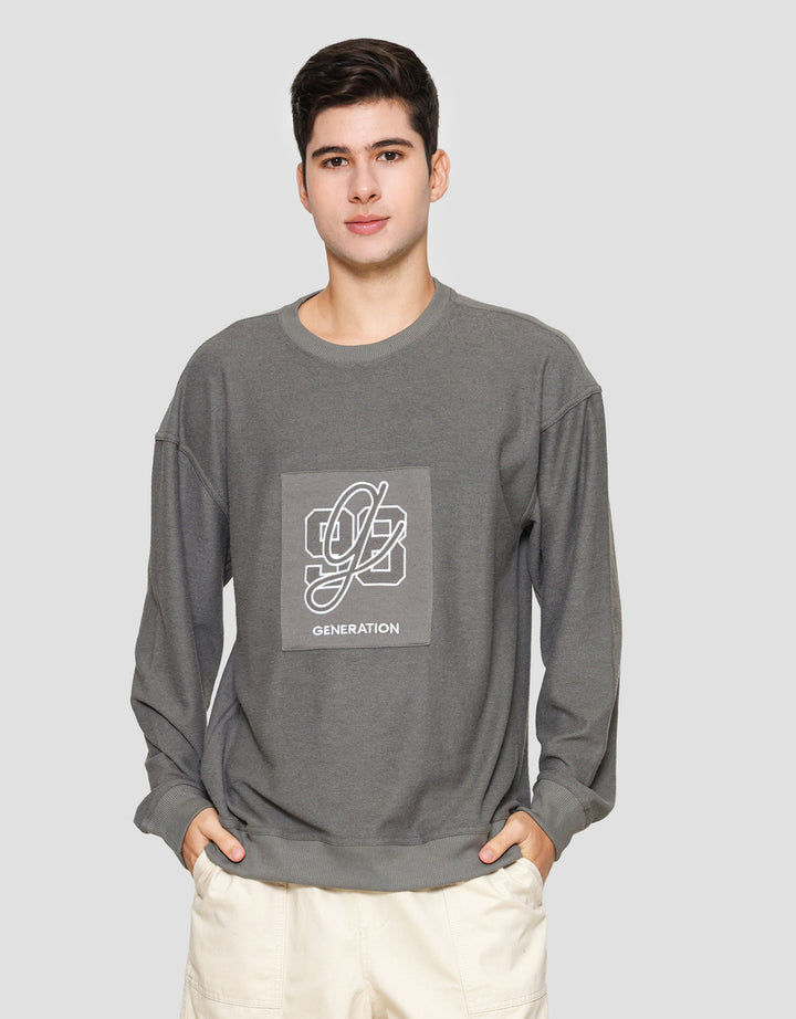 Nevada Reversible With Patches Embro Sweater Pria