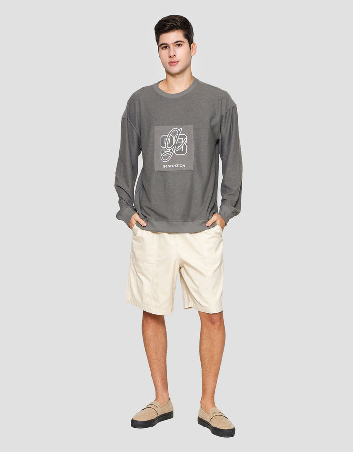 Nevada Reversible With Patches Embro Sweater Pria