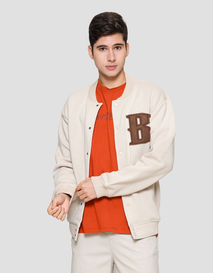 Nevada Varsity With Patches Jaket Pria