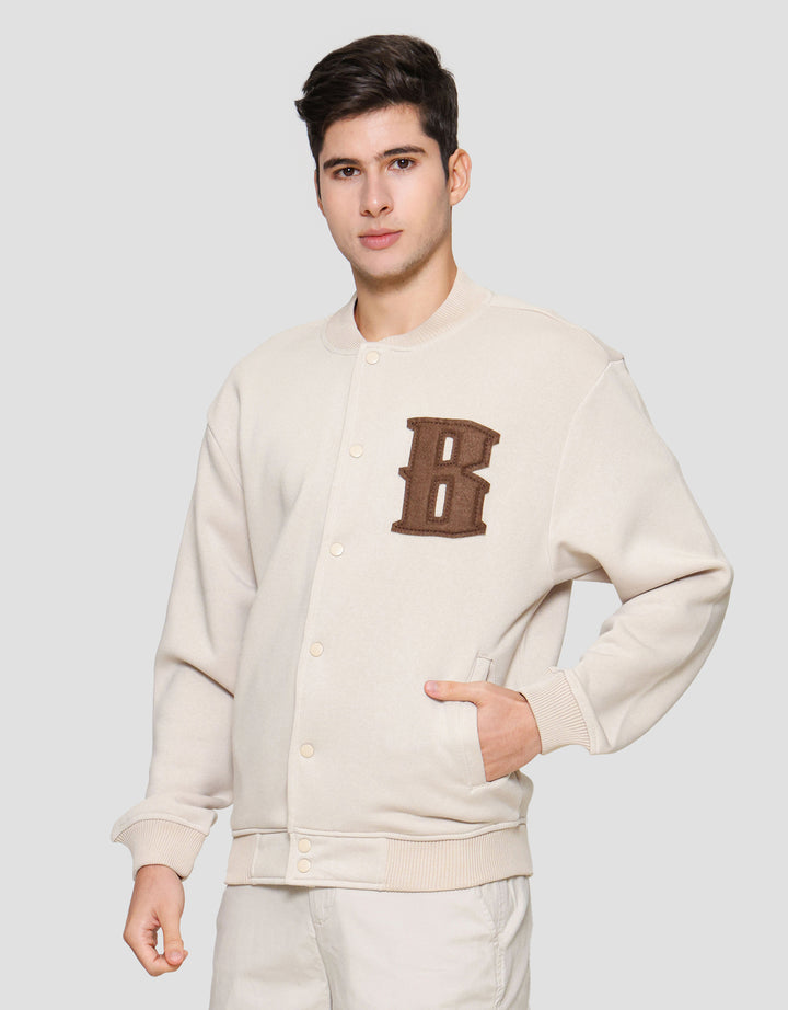 Nevada Varsity With Patches Jaket Pria