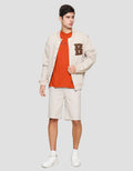 Nevada Varsity With Patches Jaket Pria