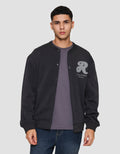 Nevada Varsity With Patches Jaket Pria