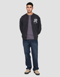 Nevada Varsity With Patches Jaket Pria