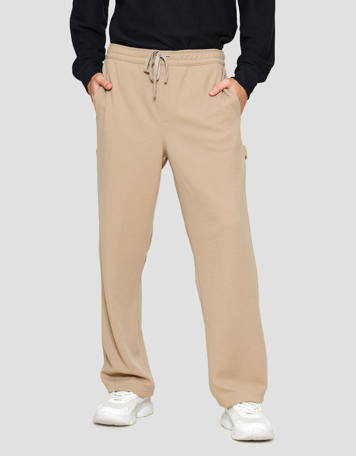 Nevada Knit Loose Fit Carpenter With Texture Celana Jogger Pria