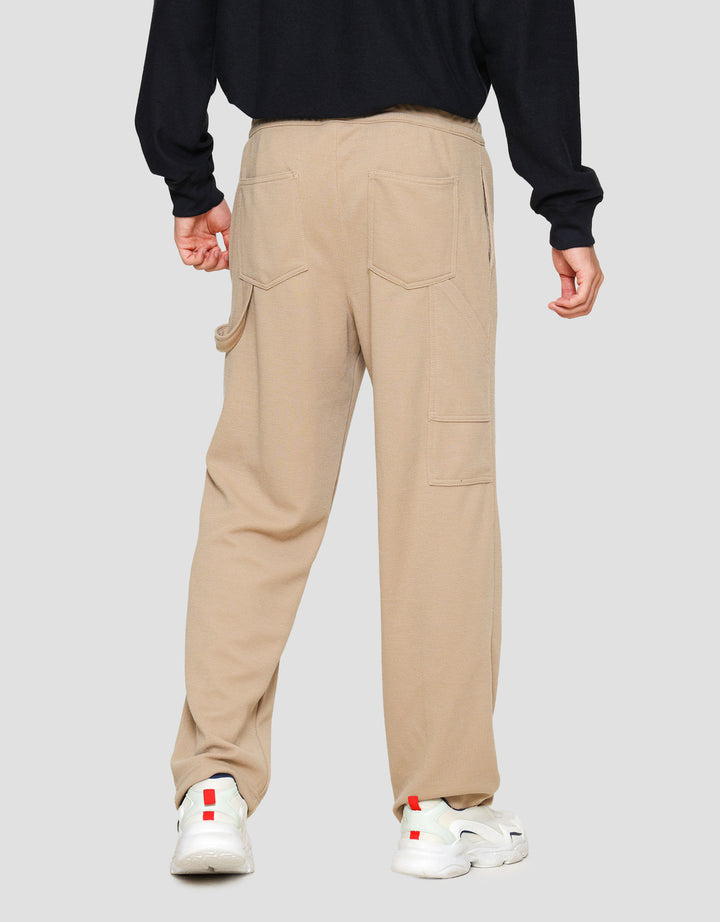 Nevada Knit Loose Fit Carpenter With Texture Celana Jogger Pria