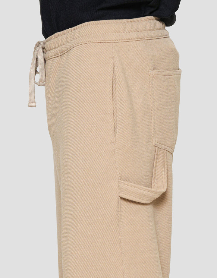 Nevada Knit Loose Fit Carpenter With Texture Celana Jogger Pria