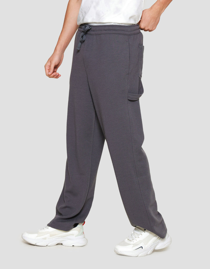 Nevada Knit Loose Fit Carpenter With Texture Celana Jogger Pria