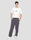 Nevada Knit Loose Fit Carpenter With Texture Celana Jogger Pria