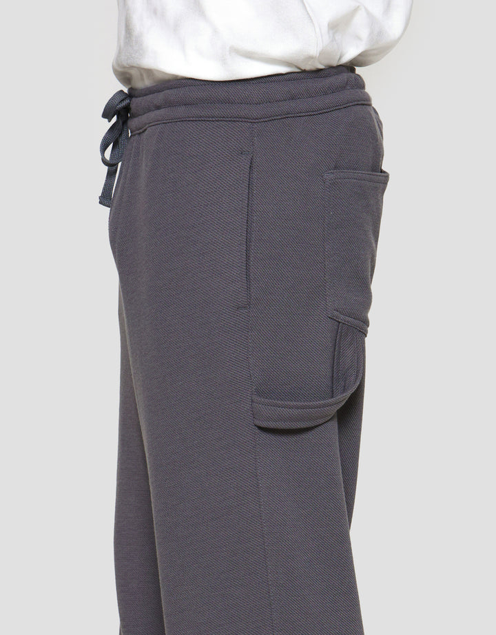 Nevada Knit Loose Fit Carpenter With Texture Celana Jogger Pria