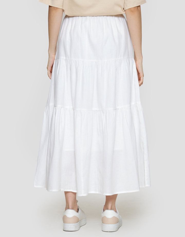 Nevada Woven Tier Rok Maxi Wanita