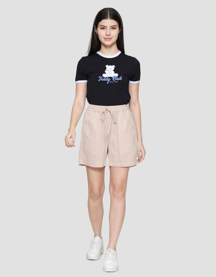 Nevada Woven Full Elastic Band Celana Pendek Wanita