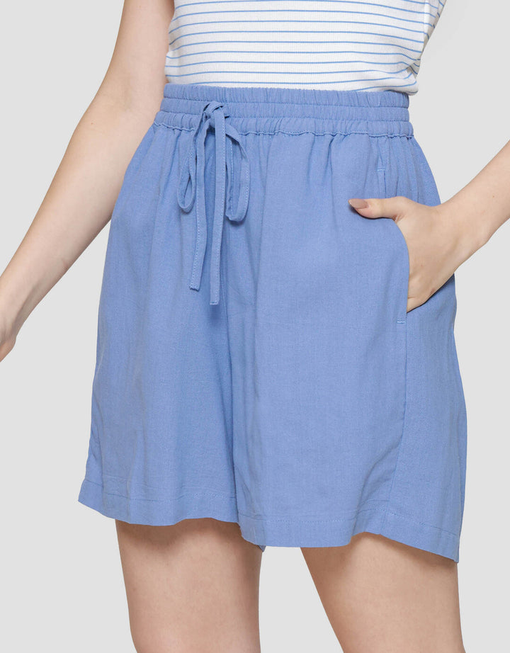 Nevada Woven Full Elastic Band Celana Pendek Wanita