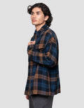 Cardinal Casual Print Big Check Kemeja Pria