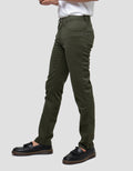 Cardinal Casual Zipper Celana Panjang Chinos Pria