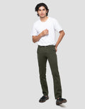 Cardinal Casual Zipper Celana Panjang Chinos Pria