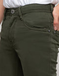 Cardinal Casual Zipper Celana Panjang Chinos Pria