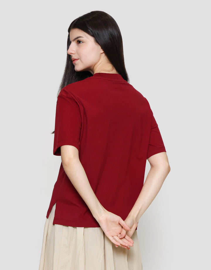 Suko Graphic Stich Sunshine Kaos Oversize Wanita