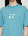Suko Oversized Graphic Stich Keep Print Kaos Wanita