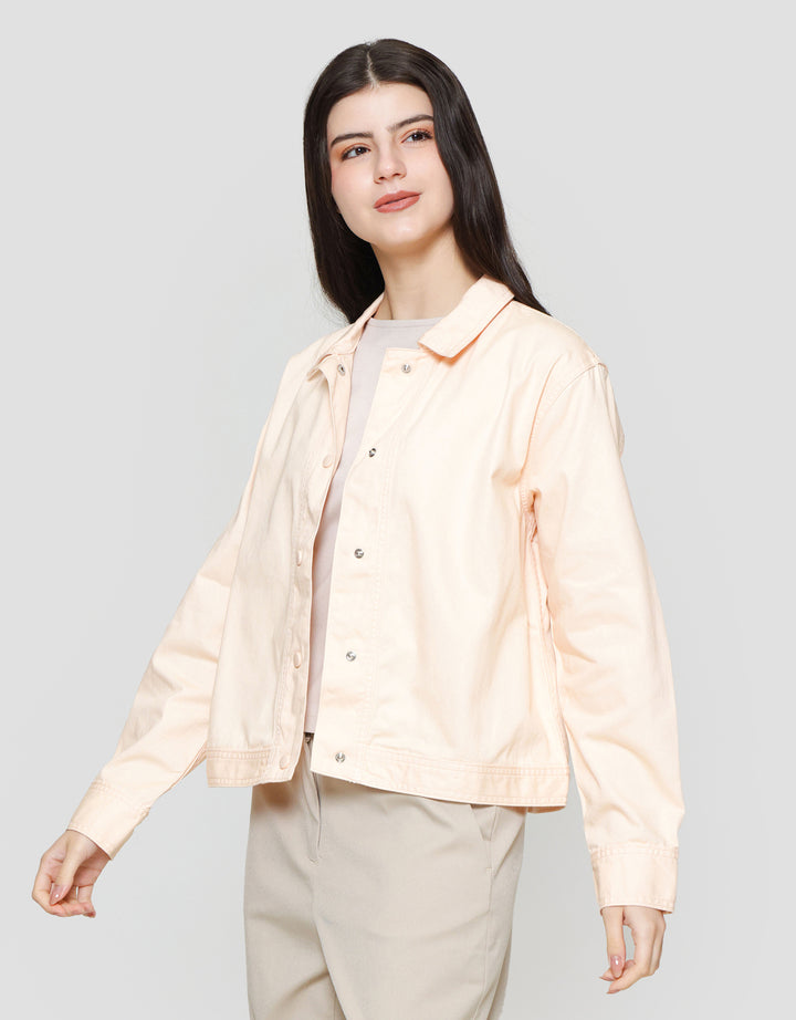 Suko Twill Collar Jaket Wanita
