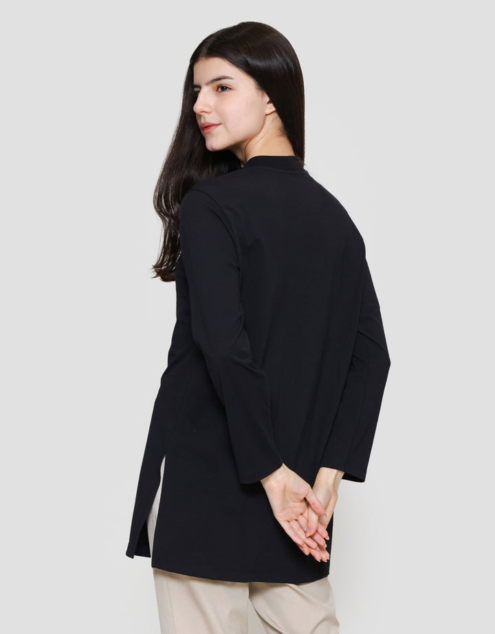 Suko Kerah Bulat Lengan Panjang Kaos Wanita