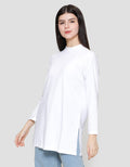 Suko Kerah Bulat Lengan Panjang Kaos Wanita