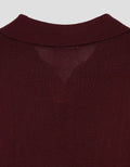 Suko Knit Top Rajut Cap Sleeve Collar Lengan Pendek Blouse Wanita