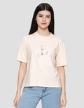 Suko Oversized Graphic Print Kaos Wanita