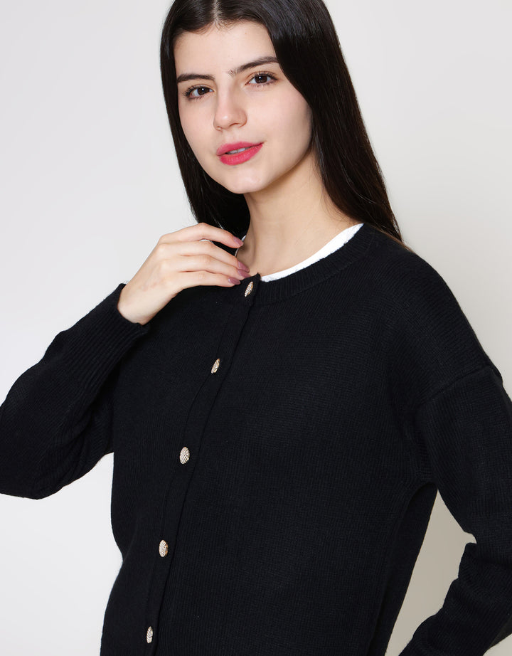 ZES Regular Domba Cardigan Wanita DTROW008