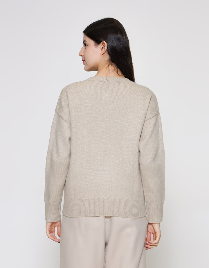 ZES Regular Domba Cardigan Wanita DTROW008
