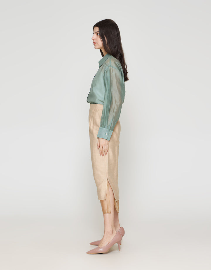 ZES Over Lining Rok Midi Wanita MPRWB004