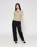 ZES Sleeveless With Zipper Kemeja Wanita MPRWT006