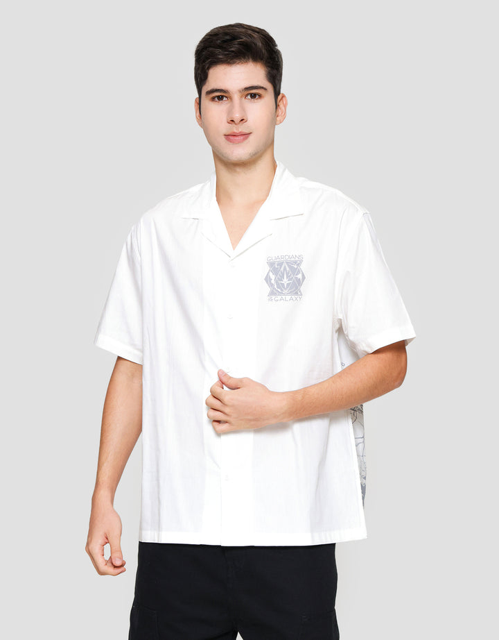 Marvel Rocket Fullprint Kaos Lengan Pendek Pria