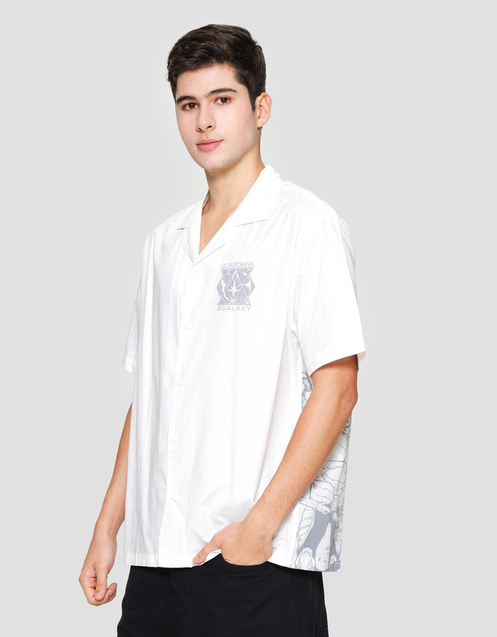 Marvel Rocket Fullprint Kaos Lengan Pendek Pria