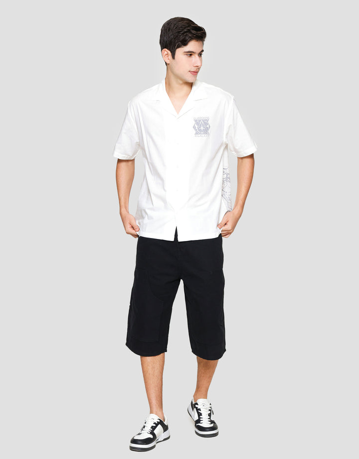 Marvel Rocket Fullprint Kaos Lengan Pendek Pria