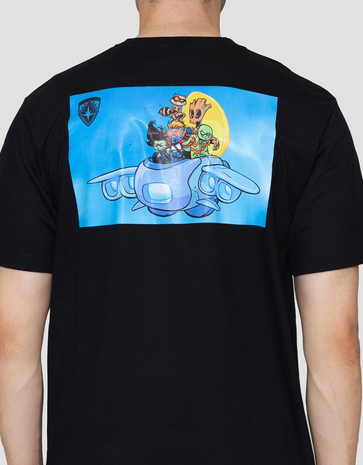 Marvel Marvel Groot Guardians Kaos Lengan Pendek Pria