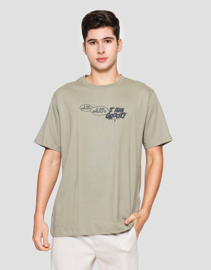 Marvel Marvel I Am Groot Kaos Lengan Pendek Pria