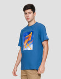 Marvel Fantastic Four Print Kaos Lengan Pendek Pria