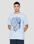 Marvel Print Fantastic Four F4 Kaos Pria