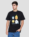 Marvel Fantastic Four Face Print Kaos Pria