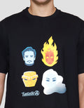 Marvel Fantastic Four Face Print Kaos Pria