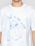 Disney Lilo & Stitch Print Kaos Lengan Pendek Pria