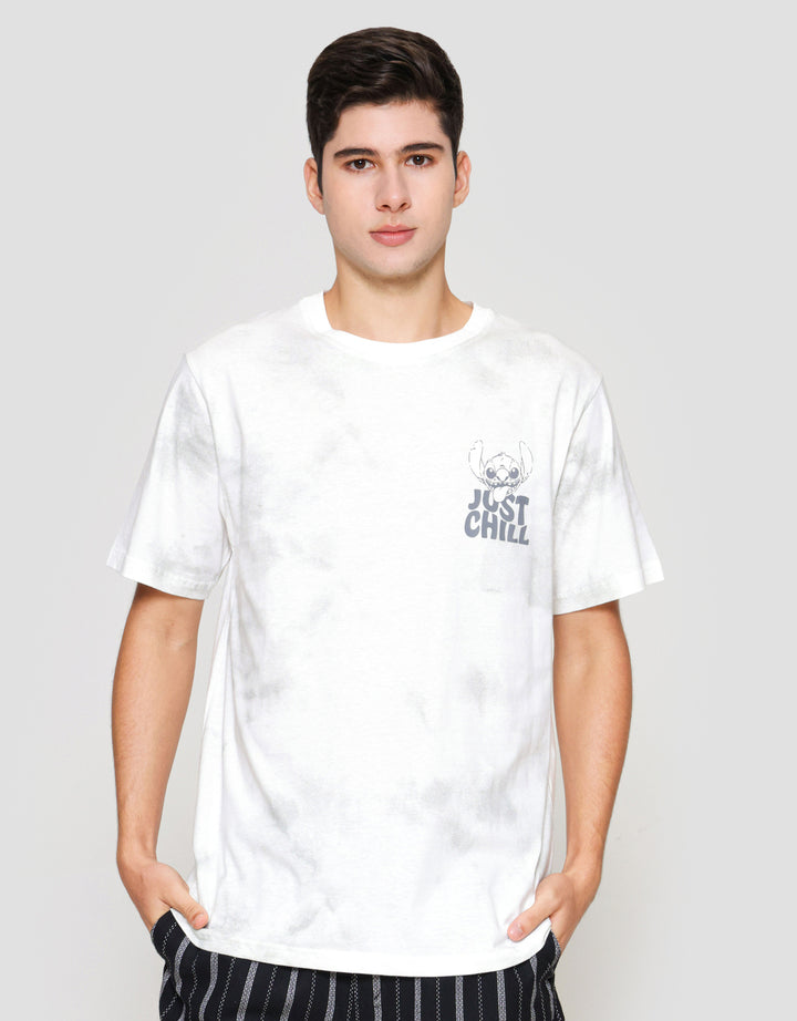 Disney Lilo & Stitch Relax Kaos Lengan Pendek Pria