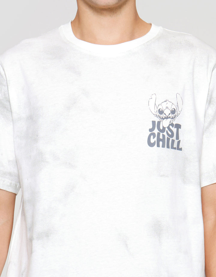 Disney Lilo & Stitch Relax Kaos Lengan Pendek Pria