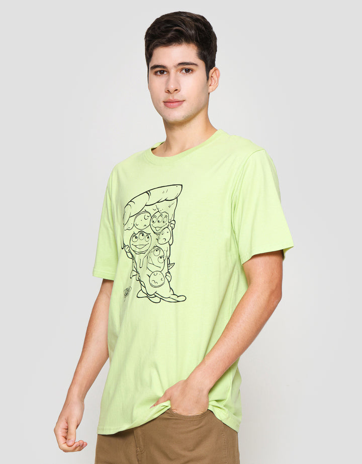 Disney Toy Story - Pizza Kaos Lengan Pendek Pria