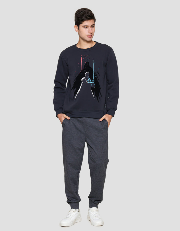 Star Wars Darth Vader Luke Skywalker Flocking Sweater Pria