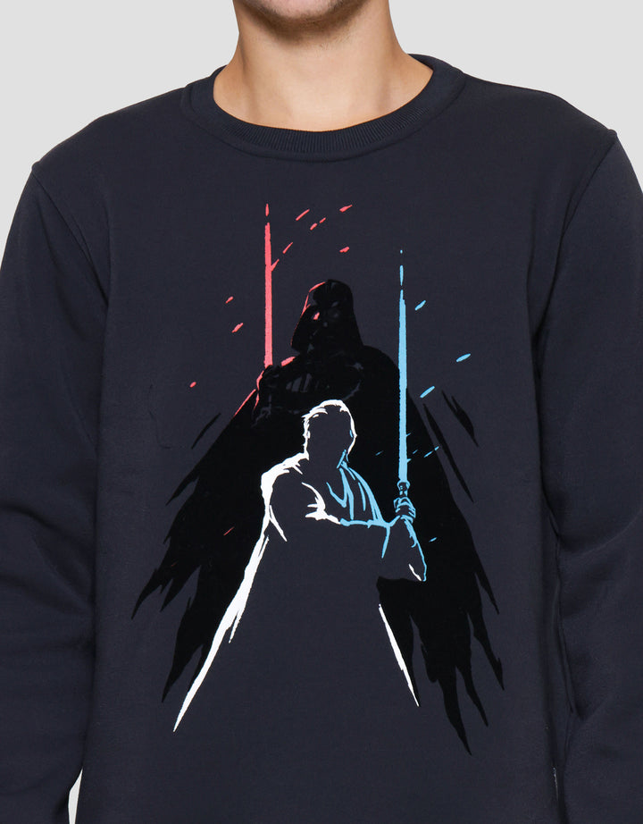 Star Wars Darth Vader Luke Skywalker Flocking Sweater Pria