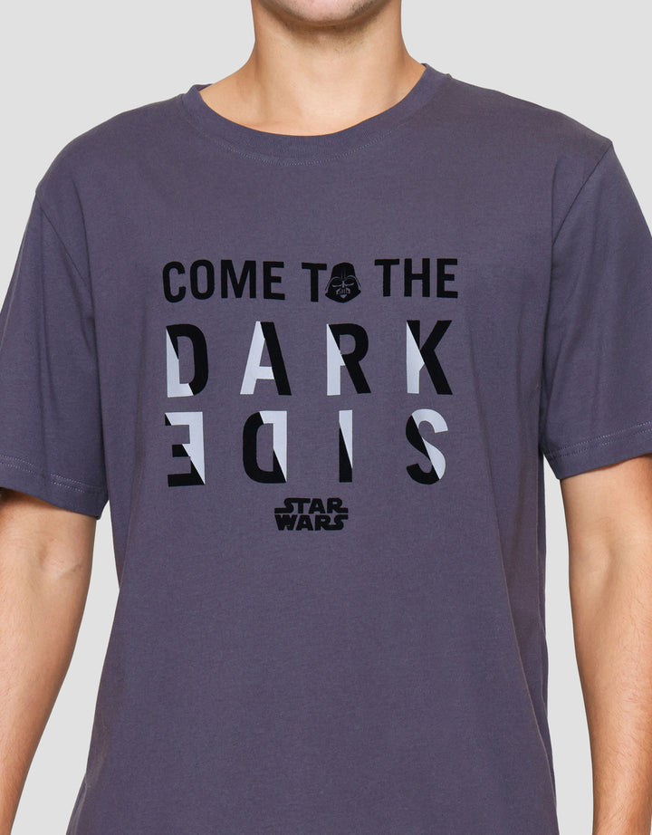 Star Wars Lucas Come To The Dark Side (Flocking) Kaos Pria
